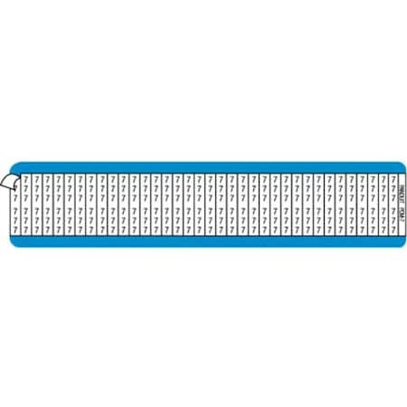 Panduit Wire Marker Card, .25" x 1.5", F, PK25 PCM-F